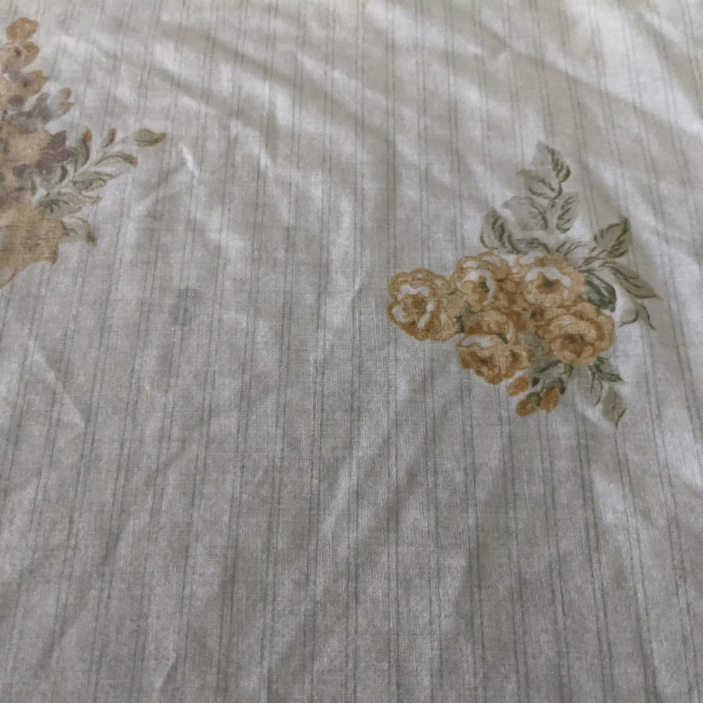 Vintage Gloria Vanderbilt Cottage Rose Twin Bedding